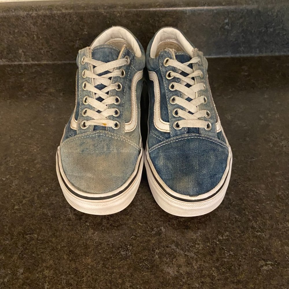 Vans Old Skool 'Acid Denim' Sneakers - Size 6.5 - Picture 9 of 9
